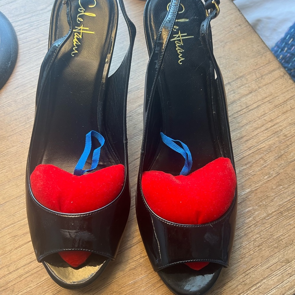 Cole Haan Nike peep toe shoes